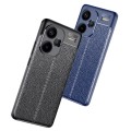 For Xiaomi Redmi Note 13 Pro+ Litchi Texture Shockproof TPU Phone Case(Black)