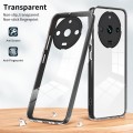 For Realme 11 Pro 5G/11 Pro+ 5G 3 in 1 Clear TPU Color PC Frame Phone Case(Black)
