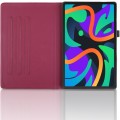 For Lenovo Tab M11 / Xiaoxin Pad 11 2024 Tree Life Embossed Rotation Leather Tablet Case(Red)