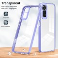 For Xiaomi Redmi Note 12S/Note 11S/Note 11 4G 3 in 1 Clear TPU Color PC Frame Phone Case(Purple)
