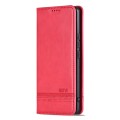 For OPPO Find X7 AZNS Magnetic Calf Texture Flip Leather Phone Case(Red)