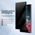 For Samsung Galaxy S22 Ultra 5G 3D Curved Edge Privacy Tempered Glass Film