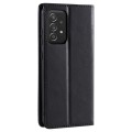 For Samsung Galaxy A33 5G TTUDRCH RFID Retro Texture Magnetic Leather Phone Case(Black)