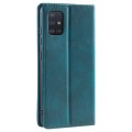 For Samsung Galaxy A51 / M40s 4G TTUDRCH RFID Retro Texture Magnetic Leather Phone Case(Greem)