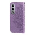 For OnePlus Ace 3V 7-petal Flowers Embossing Leather Phone Case(Light Purple)