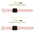 For Apple Watch Series 8 45mm Pin Buckle Silicone Watch Band(Pink)