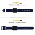 For Apple Watch Ultra 2 49mm Pin Buckle Silicone Watch Band(Midnight Blue)