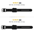 For Apple Watch Series 9 41mm Pin Buckle Silicone Watch Band(Black)