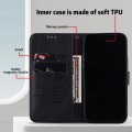 For Xiaomi 13T Pro Skin Feeling Oil Leather Texture PU + TPU Phone Case(Black)