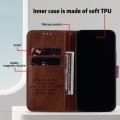 For Xiaomi 13T Pro Skin Feeling Oil Leather Texture PU + TPU Phone Case(Brown)