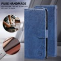 For Honor 90 Lite Skin Feeling Oil Leather Texture PU + TPU Phone Case(Dark Blue)