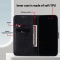 For Motorola Moto G Power 2023 Skin Feeling Oil Leather Texture PU + TPU Phone Case(Black)