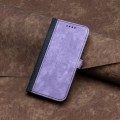 For Realme C67 4G Global Side Buckle Double Fold Hand Strap Leather Phone Case(Purple)