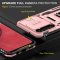 For Samsung Galaxy A05s Armor PC + TPU Camera Shield Phone Case(Rose Gold)