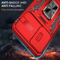 For Samsung Galaxy S23 5G Armor PC + TPU Camera Shield Phone Case(Red)