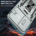 For Samsung Galaxy S23 5G Armor PC + TPU Camera Shield Phone Case(Grey)