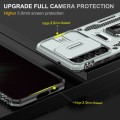For Samsung Galaxy S23 5G Armor PC + TPU Camera Shield Phone Case(Grey)