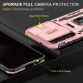 For Samsung Galaxy S23 5G Armor PC + TPU Camera Shield Phone Case(Rose Gold)