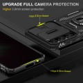 For Samsung Galaxy S23+ 5G Armor PC + TPU Camera Shield Phone Case(Black)