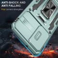 For Samsung Galaxy S24+ 5G Armor PC + TPU Camera Shield Phone Case(Alpine Green)