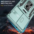 For Samsung Galaxy S23 Ultra 5G Armor PC + TPU Camera Shield Phone Case(Alpine Green)