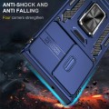 For Samsung Galaxy S23 Ultra 5G Armor PC + TPU Camera Shield Phone Case(Navy Blue)