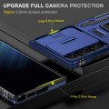 For Samsung Galaxy S23 Ultra 5G Armor PC + TPU Camera Shield Phone Case(Navy Blue)