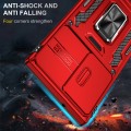 For Samsung Galaxy S23 Ultra 5G Armor PC + TPU Camera Shield Phone Case(Red)