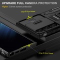 For Samsung Galaxy S24 Ultra 5G Armor PC + TPU Camera Shield Phone Case(Black)