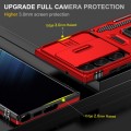 For Samsung Galaxy S24 Ultra 5G Armor PC + TPU Camera Shield Phone Case(Red)