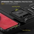 For Samsung Galaxy A15 Armor PC + TPU Camera Shield Phone Case(Black)