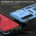 For Samsung Galaxy A15 Armor PC + TPU Camera Shield Phone Case(Light Blue)