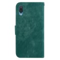 For Samsung Galaxy A02 / M02 India 4G Little Tiger Embossed Leather Phone Case(Green)