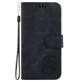 For Samsung Galaxy M15/F15 Little Tiger Embossed Leather Phone Case(Black)