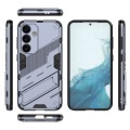 For Samsung Galaxy S24 5G Punk Armor 2 in 1 PC + TPU Shockproof Phone Case with Invisible Holder(Gre