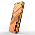 For Samsung Galaxy S24 5G Punk Armor 2 in 1 PC + TPU Shockproof Phone Case with Invisible Holder(Ora