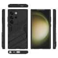 For Samsung Galaxy S24 Ultra 5G Punk Armor 2 in 1 PC + TPU Shockproof Phone Case with Invisible Hold