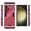 For Samsung Galaxy S24 Ultra 5G Punk Armor 2 in 1 PC + TPU Shockproof Phone Case with Invisible Hold