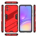 For Samsung Galaxy A05 4G Punk Armor 2 in 1 PC + TPU Shockproof Phone Case with Invisible Holder(Red