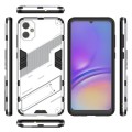 For Samsung Galaxy A05 4G Punk Armor 2 in 1 PC + TPU Shockproof Phone Case with Invisible Holder(Whi