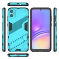 For Samsung Galaxy A05 4G Punk Armor 2 in 1 PC + TPU Shockproof Phone Case with Invisible Holder(Blu