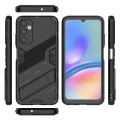For Samsung Galaxy A05s 4G Punk Armor 2 in 1 PC + TPU Shockproof Phone Case with Invisible Holder(Bl