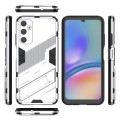For Samsung Galaxy A05s 4G Punk Armor 2 in 1 PC + TPU Shockproof Phone Case with Invisible Holder(Wh