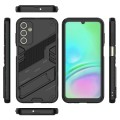 For Samsung Galaxy A15 Punk Armor 2 in 1 PC + TPU Shockproof Phone Case with Invisible Holder(Black)