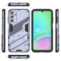 For Samsung Galaxy A15 Punk Armor 2 in 1 PC + TPU Shockproof Phone Case with Invisible Holder(Grey)