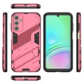 For Samsung Galaxy A15 Punk Armor 2 in 1 PC + TPU Shockproof Phone Case with Invisible Holder(Light
