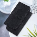 For Xiaomi Redmi K70E / Poco X6 Pro Lily Embossed Leather Phone Case(Black)