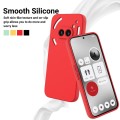 For Nothing Phone 2a Pure Color Liquid Silicone Shockproof Phone Case(Red)