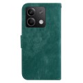 For Xiaomi Redmi Note 13 5G Little Tiger Embossed Leather Phone Case(Green)