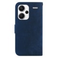 For Xiaomi Redmi Note 13 Pro+ 5G Little Tiger Embossed Leather Phone Case(Dark Blue)